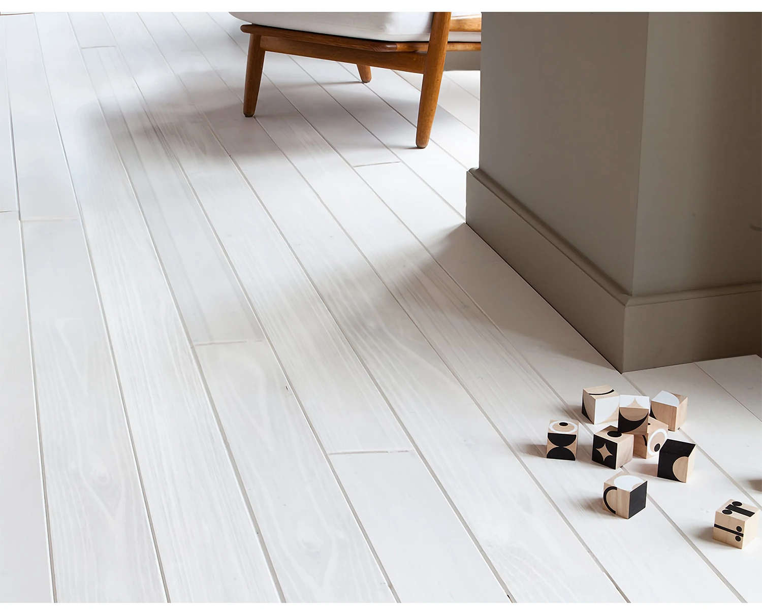 Made of wood or soft vinyl that divides the wall and floors of house